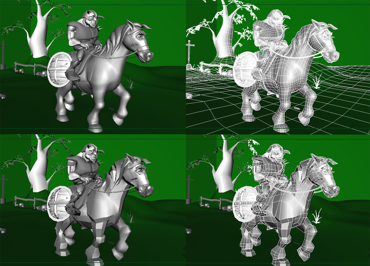 Taragon Horse modeling