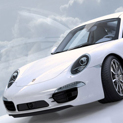 Porsche arrera - 3D Illustration