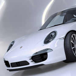 Porsche Carrera - 3D Illustration
