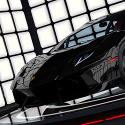 Lamborghini Aventador - 3D Illustration