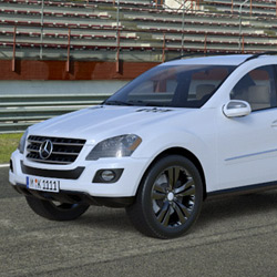 Mercedes SUV - 3D Illustration