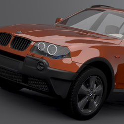 BMW SUV - 3D Illustration