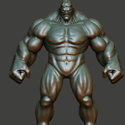 The incredible Hulk - 3D Illustration